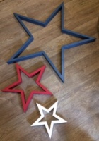 Hilly Horton Home painted ''Superhero'' signature star set